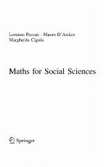 Mathematics for Social Sciences