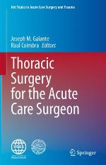 Thoracic surgery for the acute care surgeon