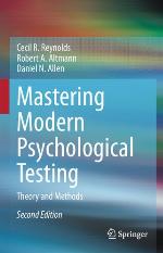 Mastering Modern Psychological Testing : Theory and Methods