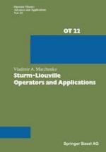 Sturm-Liouville Operators and Applications