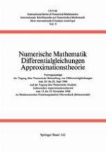 Numerische Mathematik, Differentialgleichungen, Approximationstheorie Vortragsauszüge der Tagung über numerische Behandlung von Differentialgleichungen vom 20. bis 25. Juni 1966 und der Tagung über numerische Analysis, insbesondere Approximationstheorie vom 13. bis 19. Nov. 1966 im Mathematischen Forschungsinstitut Oberwolfach [Schwarzwald]