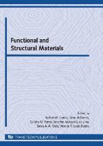 Functional and structural materials : selected peer reviewed papers from the 1st Brazilian Symposium on Functional and Structural Materials (FUNCMAT 2009), UFPB, João Pessoa, Brazil, August 19-21, 2009