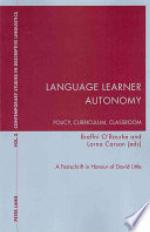 Language Learner Autonomy