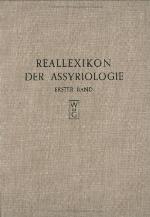 Reallexikon Der Assyriologie Und Vorderasiatischen Archaologie