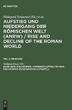 Aufstieg Und Niedergang Der Romischen Welt vol.2