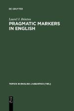 Pragmatic Markers in English