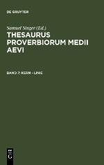 Thesaurus Proverbiorum Medii Aevi