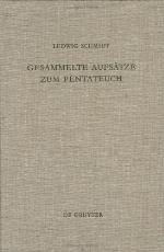 Gesammelte Aufs Tze Zum Pentateuch