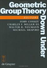 Geometric Group Theory Down Under