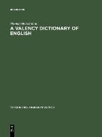 A Valency Dictionary of English