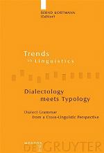 Dialectology Meets Typology