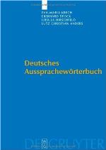 Deutsches Ausspracheworterbuch [With DVD] = German Pronunciation Dictionary