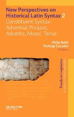 New Perspectives on Historical Latin Syntax