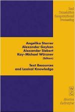 Text Resources and Lexical Knowledge