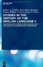 Studies in the History of the English Language V