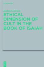 Ethical Dimension of Cult in the Book of Isaiah