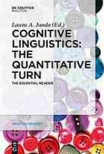 Cognitive Linguistics - The Quantitative Turn