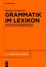 Grammatik Im Lexikon