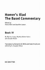 Homer's Iliad. Book IV