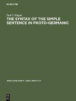 The Syntax of the Simple Sentence in Proto-Germanic