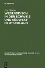 Westjiddisch in Der Schweiz Und S�dwestdeutschland