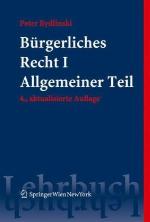 Bürgerliches Recht I. Allgemeiner Teil (Springers Kurzlehrbücher Der Rechtswissenschaft) (German Edition)