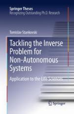 Tackling the Inverse Problem for Non-Autonomous Systems : Application to the Life Sciences