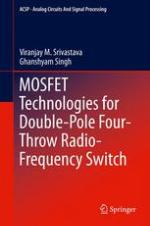 MOSFET technologies for double-pole four-throw radio-frequency switch