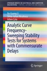 Analytic Curve Frequency-Sweeping Stability Tests for Systems with Commensurate Delays