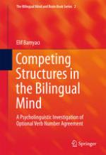 Competing Structures in the Bilingual Mind A Psycholinguistic Investigation of Optional Verb Number Agreement
