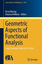 Geometric Aspects of Functional Analysis