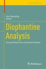 Diophantine analysis : course notes from a Summer School