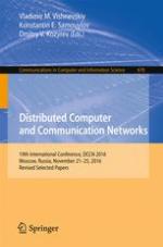 Distributed Computer and Communication Networks : 19th International Conference, DCCN 2016, Moscow, Russia, November 21-25, 2016, Revised Selected Papers.