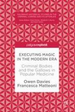Executing Magic in the Modern Era Criminal Bodies and the Gallows in Popular Medicine