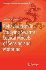 Behaviourism in studying swarms : logical models of sensing and motoring