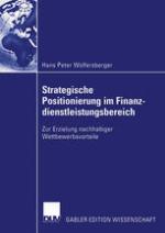 Strategische Positionierung im Finanzdienstleistungsbereich Zur Erzielung nachhaltiger Wettbewerbsvorteile