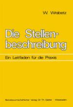 Die Stellenbeschreibung : Ein Leitfaden für die Praxis.