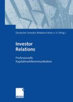 Investor Relations : Professionelle Kapitalmarktkommunikation.