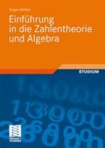 Einführung in die Zahlentheorie und Algebra