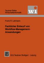 Fachlicher Entwurf von Workflow-Management-Anwendungen
