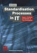 Standardisation Processes in IT : Impact, Problems and Benefits of User Participation.