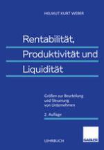 Rentabilitat, produktivitat und liquiditat