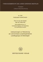 Untersuchungen zur Reduzierung der Lärmimmission propellergetriebener Leichtflugzeuge und Motorsegler