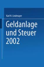 Geldanlage und Steuer 2002
