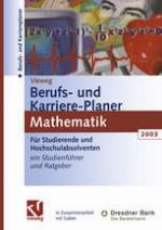 Vieweg Berufs- und Karriere-Planer 2003: Mathematik : Schlüsselqualifikationen für Technik, Wirtschaft und IT, Für Studierende und Hochschulabsolventen, Ein Studienführer und Ratgeber
