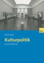 Kulturpolitik : Eine Einführung