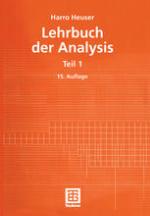 Lehrbuch der Analysis : Teil 1