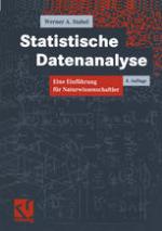Statistische Datenanalyse : Eine Einführung für Naturwissenschaftler