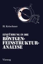 Einführung in Die Röntgenfeinstrukturanalyse : Lehrbuch Für Physiker, Chemiker, Physikochemiker, Metallurgen, Kristallographen und Mineralogen Im 2. Studienabschnitt.