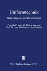 Umformtechnik : Ideen, Konzepte und Entwicklungen